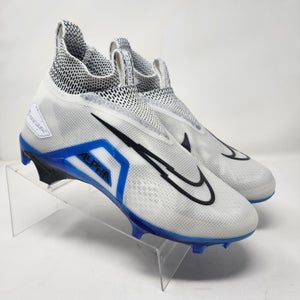 Nike Football Cleats Mens 8 White Alpha Menace Elite 3 Ghost Laces Flyknit