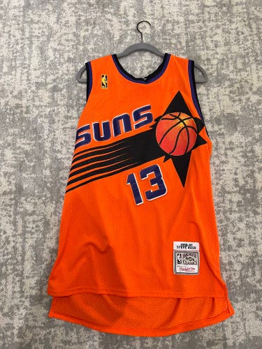 Adult Large Suns Stitched Steve Nash Jersey