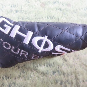 TaylorMade GHOST TOUR Putter Headcover - Blade, Black White, Red