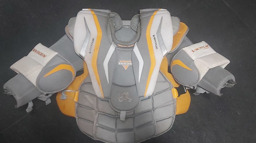 Extra Large Vaughn Ventus LT98 Goalie Chest Protector Senior Pro Stock + FREE BLOCKER