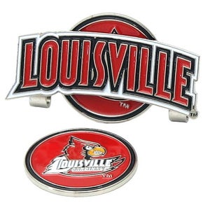 LinksWalker Slider Hat Clip w/ Ball Marker (NCAA, Louisville Cardinals) NEW