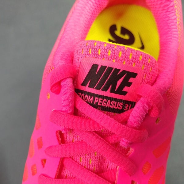 Camion pesado visión maquinilla de afeitar Nike Air Zoom Pegasus 31 Womens Running Shoes Size 7 Neon Pink Sneakers  654486 | SidelineSwap