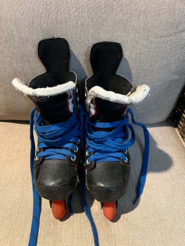 Bauer X400 Hi-Lo In-line Roller Hockey Skates 2.5R