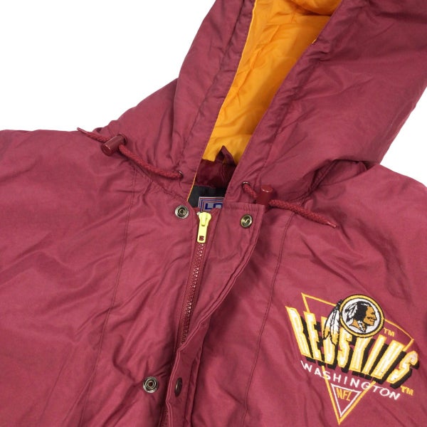 Vintage Washington Redskins Adidas Hooded Winter Jacket L NFL