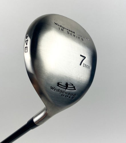 Used RH Wedgewood Silver IR-Series 7 Iron 34* Graphite Ladies Flex Golf Club