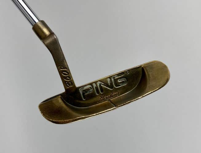 Used Right Handed Ping B60F 24K Plated 34.5" Putter Steel Golf Club