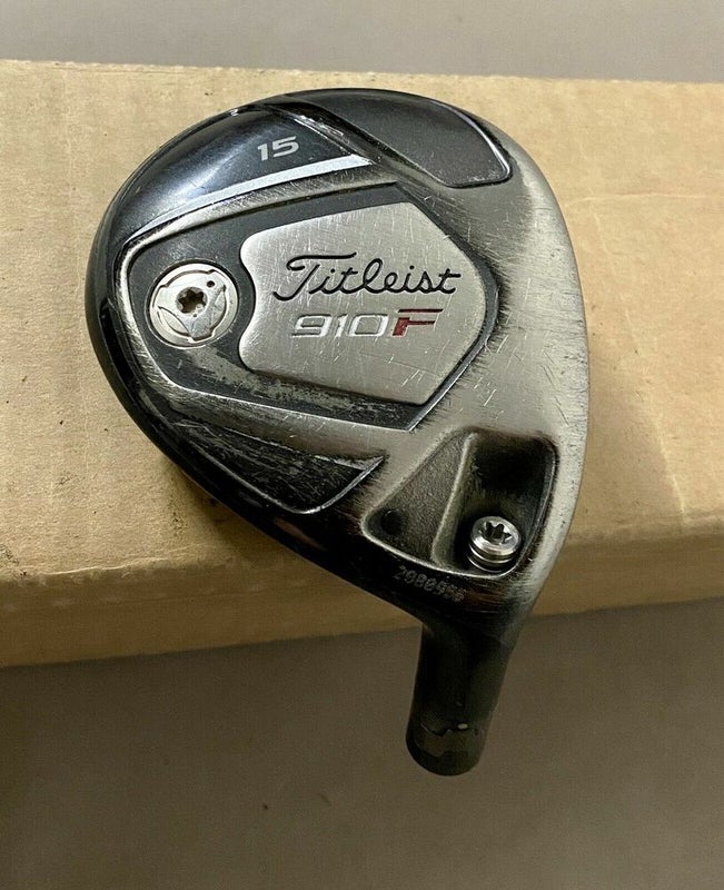 Used Right Handed Titleist 910F Fairway 3 Wood 15* HEAD ONLY Golf Club