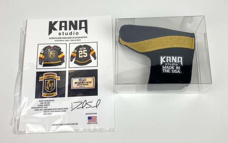Kana Studio NHL Vegas Golden Knights Stefan Matteau Jersey Putter Head Cover