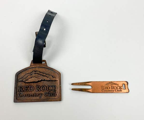 Red Rock Country Club Las Vegas Bag Tag and Small Divot Tool
