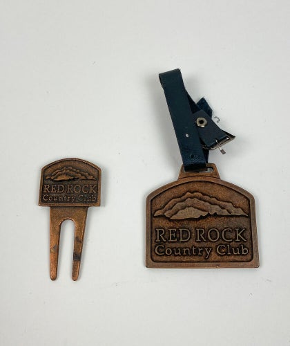 Red Rock Country Club Las Vegas Large Divot Tool and Bag Tag
