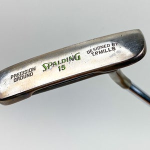 Used Spalding TPM 12 Tour Series Putter 35" by T.P. Mills Steel Golf Club