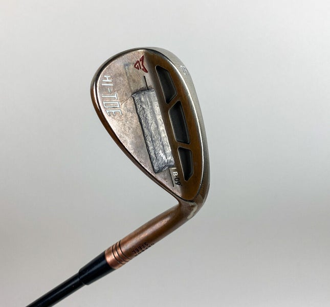 Tour Issue TaylorMade Hi-Toe Carbon Steel LB Wedge 60*-09 Stiff Flex Steel Golf