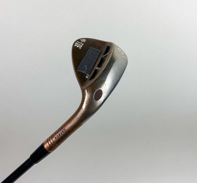 Tour Issue TaylorMade Hi-Toe Carbon Steel LB Wedge 60*-09 Stiff Flex Steel Golf