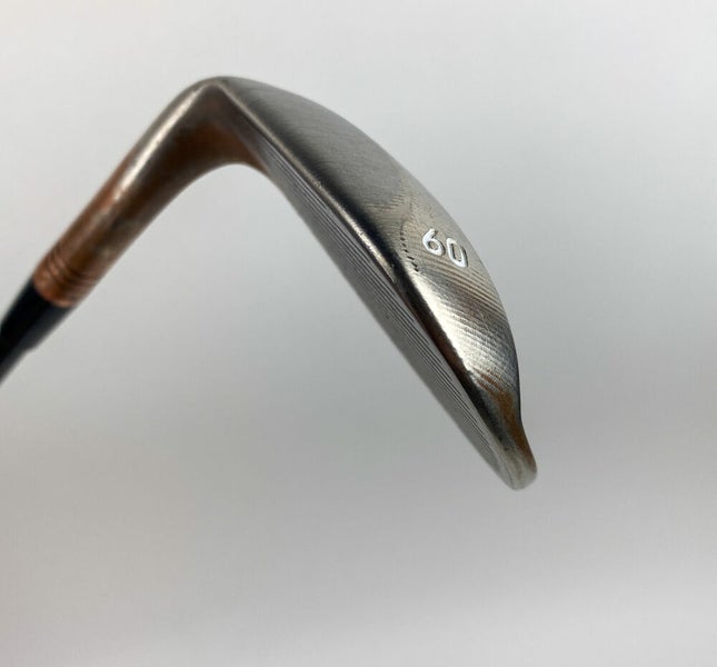 Tour Issue TaylorMade Hi-Toe Carbon Steel LB Wedge 60*-09 Stiff Flex Steel Golf