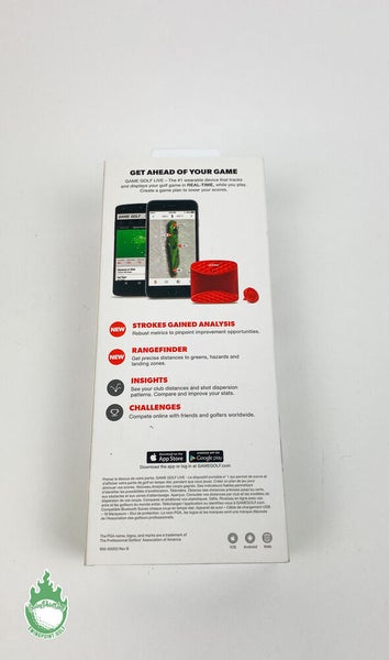 Brand New Game Golf Live GPS Shot Tracking Sensor Set Training Performance