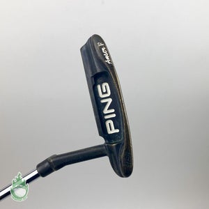 Used Rare Right Handed Ping Anser F Putter w/ Pixel Insert 35" Steel Golf Club
