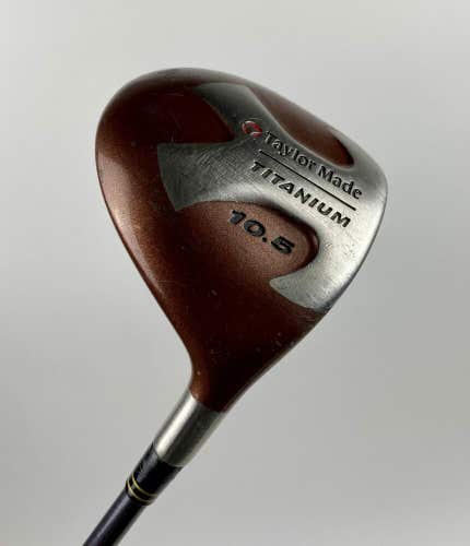 Used Right Handed Taylormade Titanium Driver 10.5* 90g Stiff-Flex Bubble Shaft