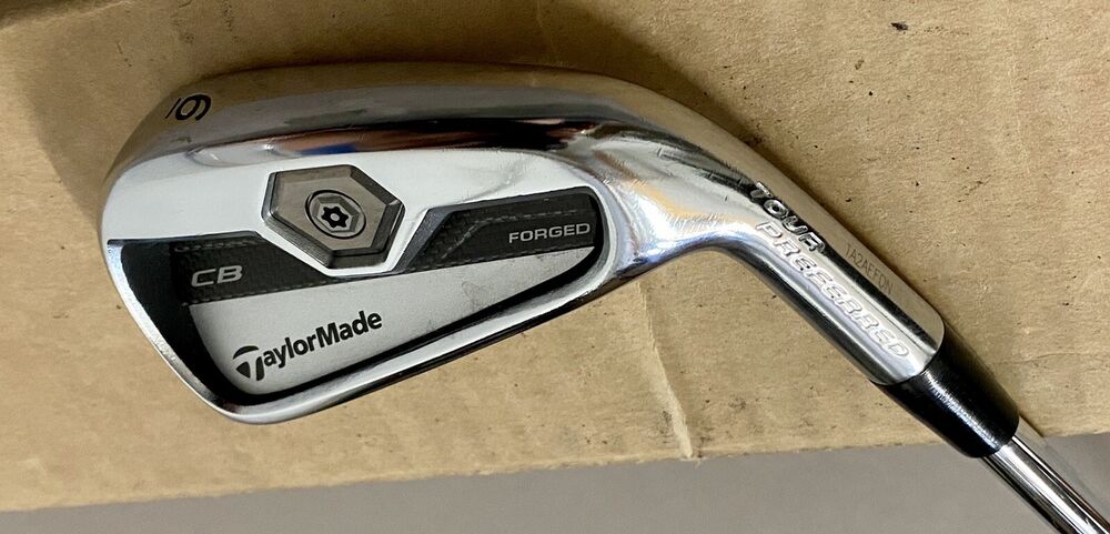 Used TaylorMade Tour Preferred CB Forged 6 Iron Project X 6.0 Stiff Steel Golf