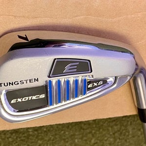 Used Tour Edge Exotics EXS 7 Iron Tensei Blue 80g Stiff Flex Graphite Golf Club