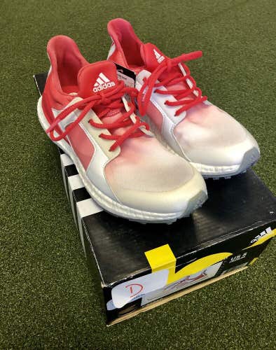 Brand New Adidas W Climacross Boost Women's Golf Shoe Size 5M Red/White/Pink