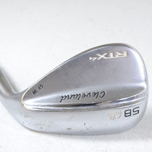 Cleveland RTX-4 Tour Satin 58*-09 Wedge Right KBS Tour 90 Steel # 149876