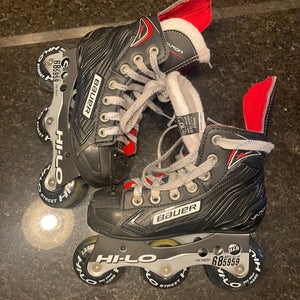 Youth sized Bauer Vapor roller blades