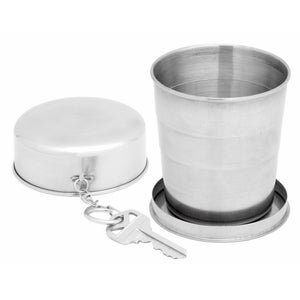 New Extra Large Stainless Steel Collapsible Cup Set of 4