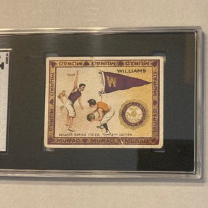 First Basketball Card Ever Produced 1910 Murad Tobacco T-51 Williams College Series 1