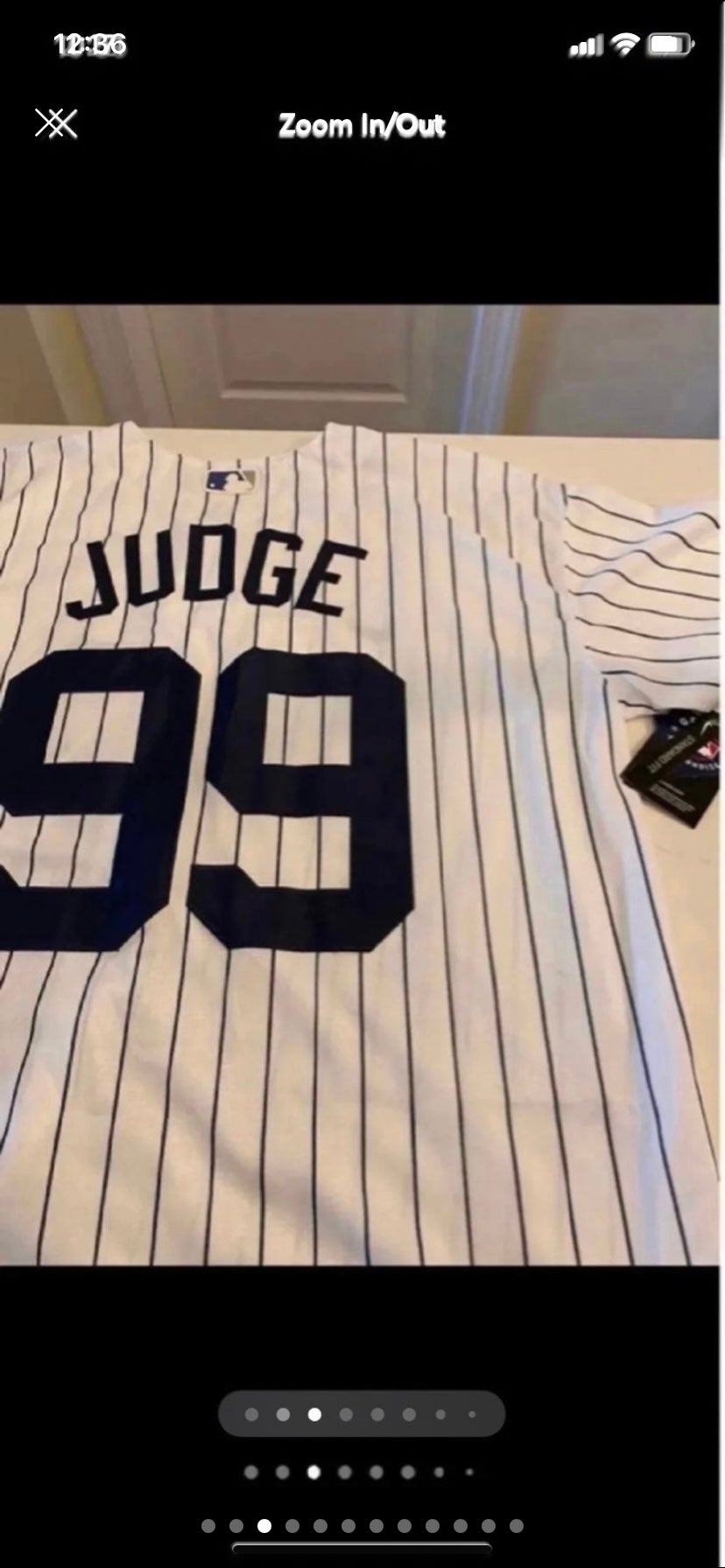 New York Yankees Aaron Judge Pinstripe Jersey Mens Size XL