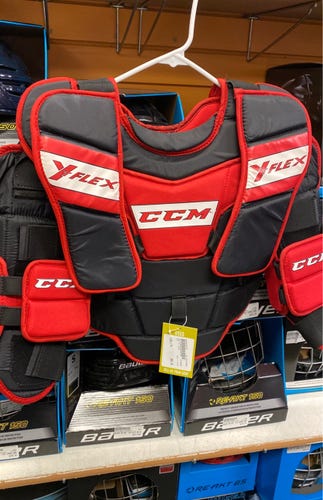 CCM YT Flex Used XL Youth Goalie Chest Protector Y T goal hockey