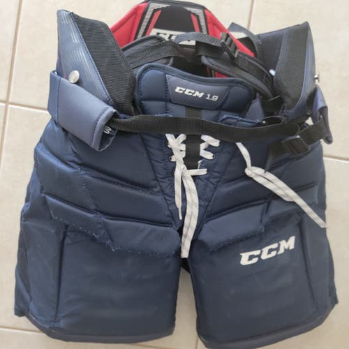 Intermediate Used Medium CCM Premier R1.9 Hockey Goalie Pants