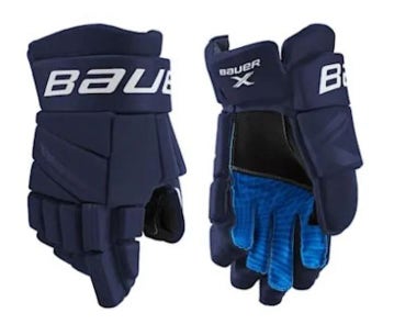 New Bauer Youth Bauer X Hockey Gloves 8" and New Bauer Youth Bauer X Hockey Gloves 9"