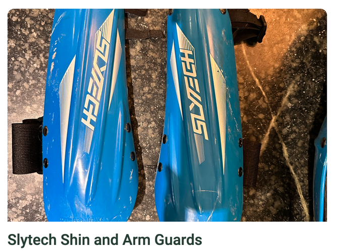 Used Medium Slytech Shin and Arm Guards