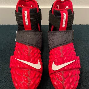 Nike Force Savage Elite 2 “Black University Red” Football Cleats Size 14