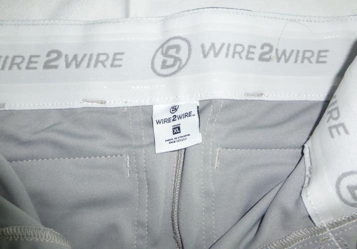 Gray Youth XL knicker baseball pants - new