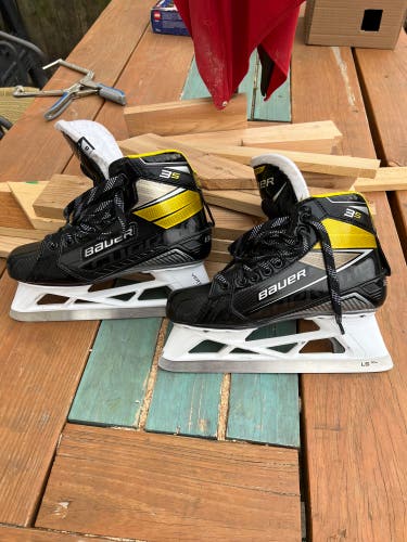 Bauer Supreme 3s Size 8D Hockey Goalie Skates
