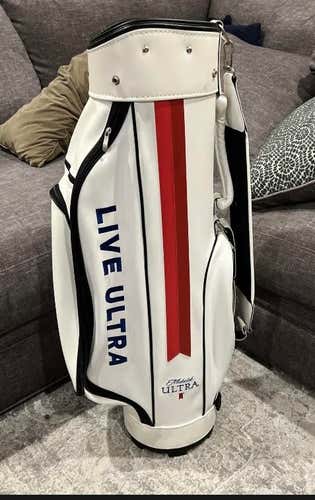 RARE Michelob Ultra Limited Edition Leather Cart Bag VINTAGE