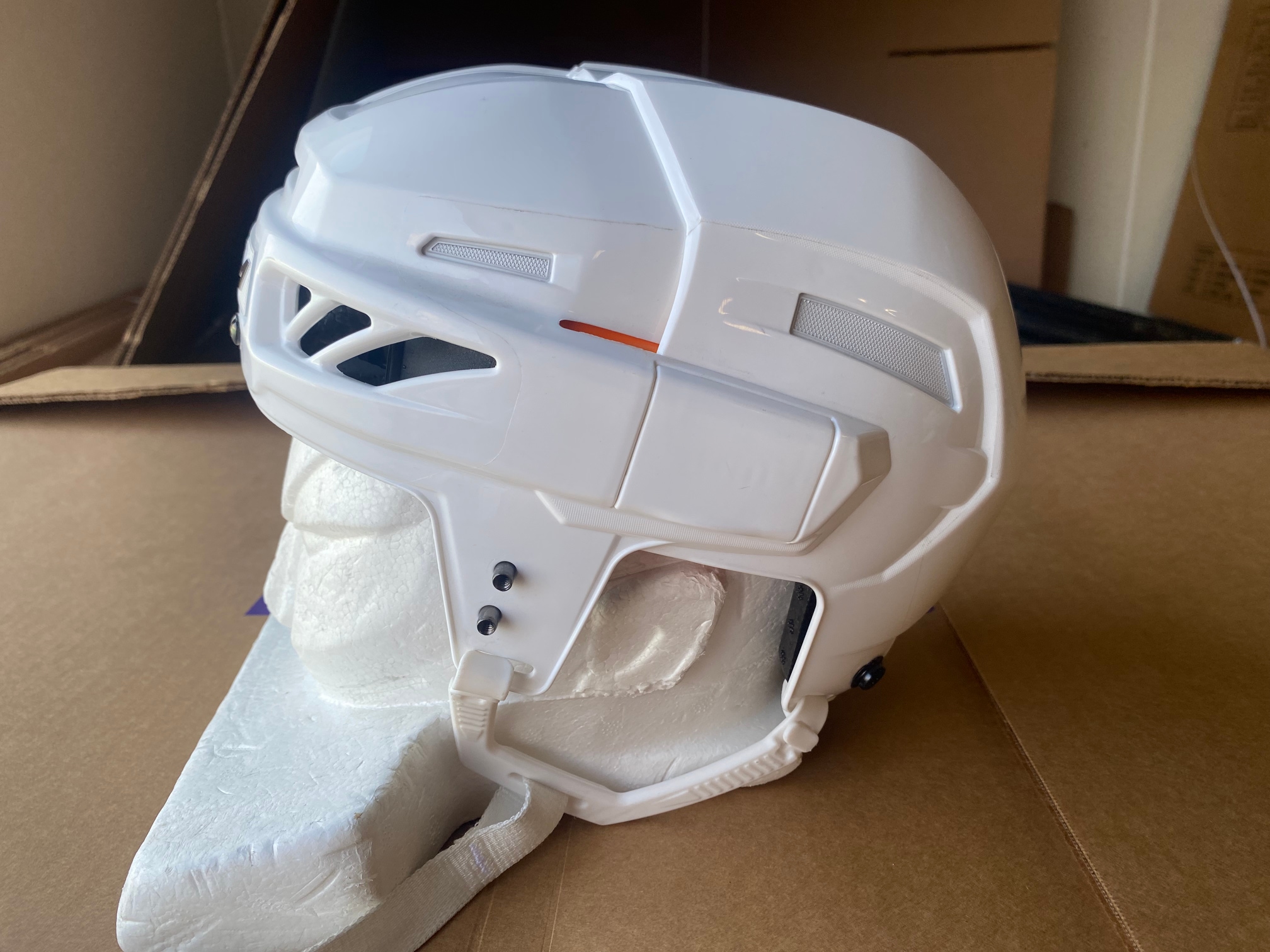 CCM FitLite 3DS Pro Stock Hockey Helmet Small White 8299