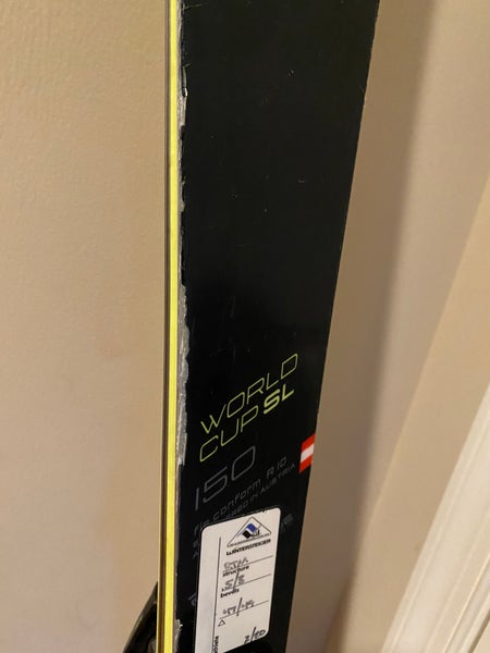 Used Fischer RC4 Slalom Race Skis 150cm with binding | SidelineSwap ...