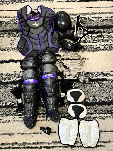 Used All Star System 7 Catcher's Set