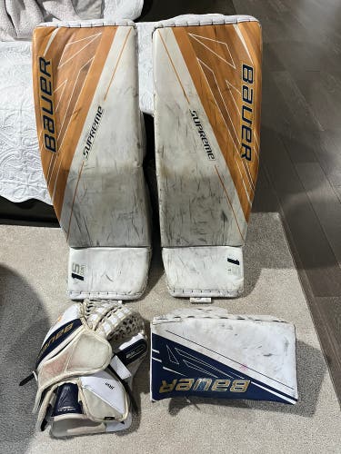 34" Regular Bauer Supreme 1S Goalie Full Set