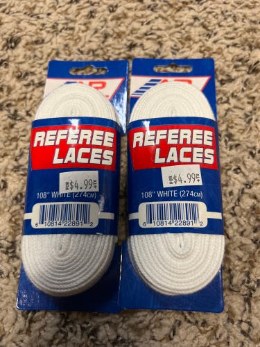 NEW (2) A&R Hockey Cloth Referee Lace Bundle - 108”