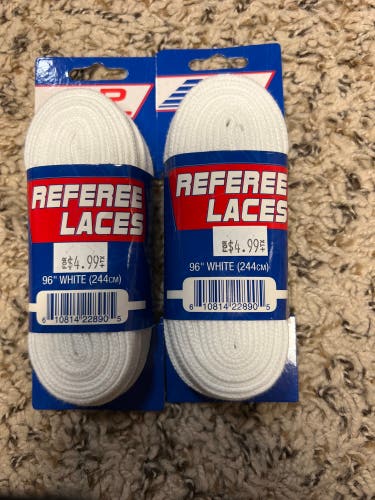 NEW (2) A&R Hockey Cloth Referee Lace Bundle - 96”