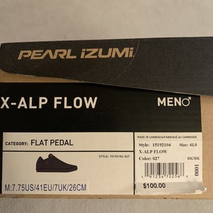 Pearl Izumi X-Alp Flow Bike Shoes - Men's Size 8.5 US/41 EU - NWT