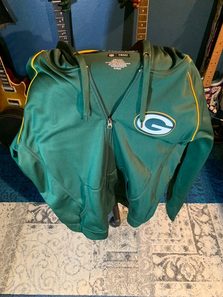Green Bay Packer NFL Green Hoodie Jacket xl