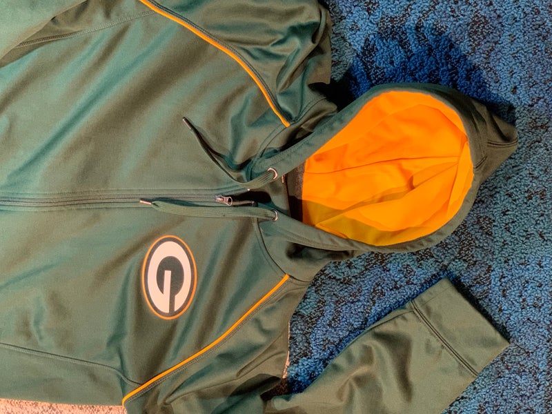 Green Bay Packer NFL Green Hoodie Jacket xl
