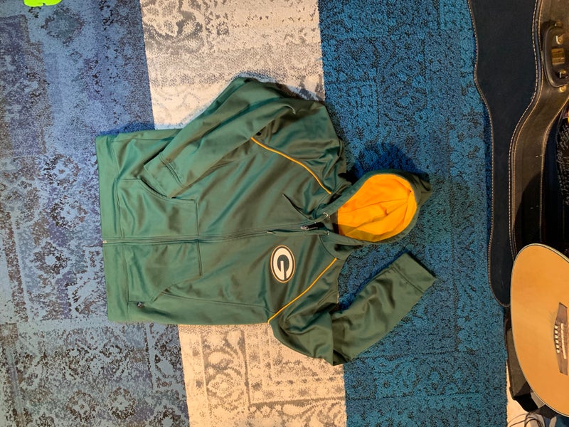 Green Bay Packer NFL Green Hoodie Jacket xl