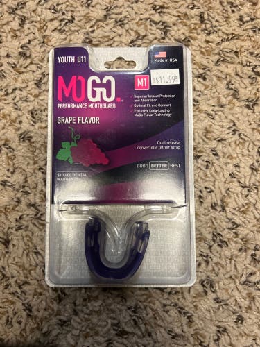 NEW Mogo M1 Flavored Mouthguard (Grape) - Youth