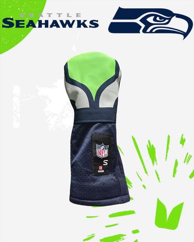 Seattle Seahawks Fairway Wood Head Cover