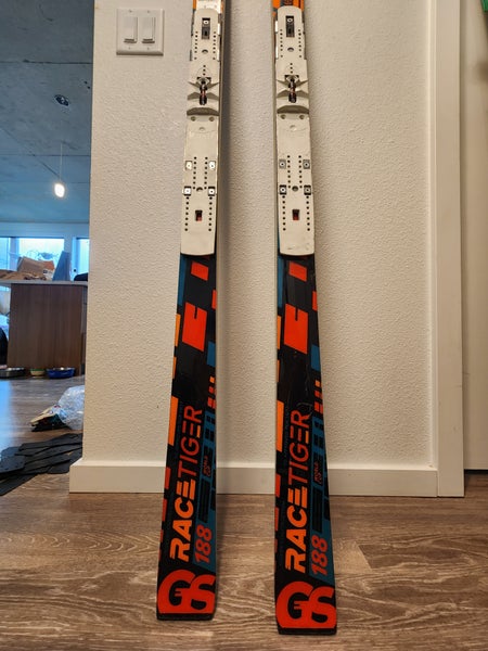 Used 2017 188 cm Volkl Racetiger GS Skis Without Bindings